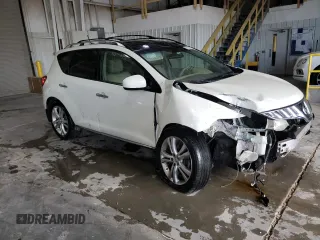 2010 Nissan Murano SL with VIN JN8AZ1MW0AW136050, listed as a Copart auction lot 56939964 with 204,262 mi miles and Salvage Title. Bid and sale history available at carsss.com. Image 4.