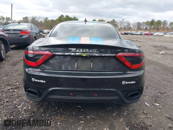 2018 Maserati GranTurismo Sport with VIN ZAM45VLA9J0270166, listed as a IAAI auction lot 41200622 with 25,476 mi miles. Bid and sale history available at carsss.com. Image 16.