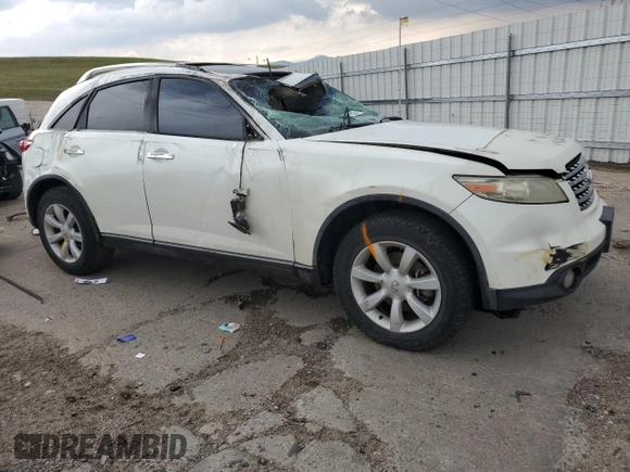 2004 Infiniti FX with VIN JNRAS08W94X203294, listed as a Copart auction lot 61272185 with 263,054 mi miles and Salvage title. Bid and sale history available at DreamBid. Image 4.