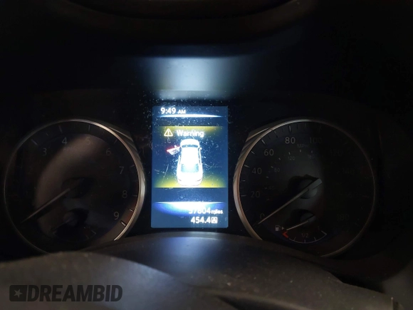 2015 Infiniti Q50 Premium with VIN JN1BV7AR6FM398836, listed as a IAAI auction lot 41836719 with 57,804 mi miles. Bid and sale history available at carsss.com. Image 7.