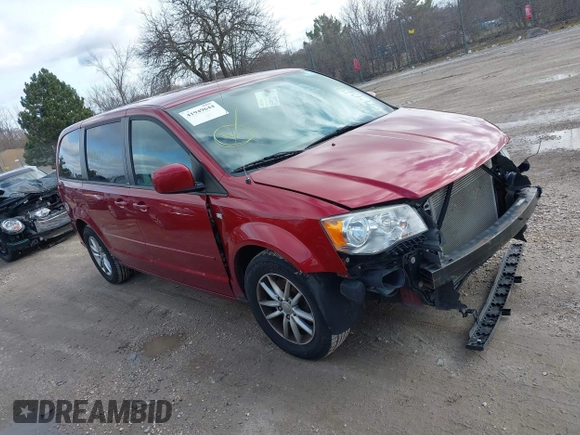 2014 Dodge Grand Caravan SE with VIN 2C4RDGBG6ER187868, listed as a IAAI auction lot 41949644 with 156,937 mi miles and . Bid and sale history available at DreamBid. Image 1.