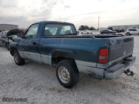 1998 Dodge Ram 1500 with VIN 1B7HC16X5WS558816, listed as a Copart auction lot 75678144 with 0 mi miles and Salvage Title. Bid and sale history available at carsss.com. Image 2.