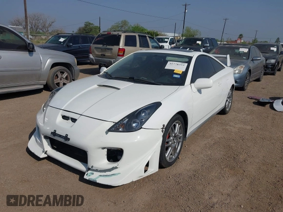 2005 Toyota Celica GT with VIN JTDDR32T450181319, listed as a IAAI auction lot 41778333 with 227,575 mi miles. Bid and sale history available at carsss.com. Image 6.