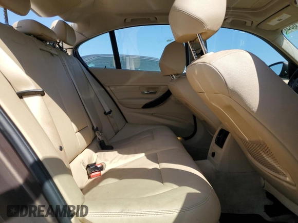 2014 BMW 3 Series 328i with VIN WBA3C1C54EK115517, listed as a Copart auction lot 52982655 with 63,203 mi miles and Salvage Title. Bid and sale history available at carsss.com. Image 10.
