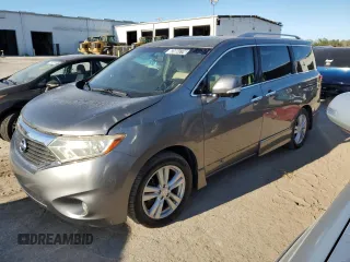 2014 Nissan Quest SV with VIN JN8AE2KP3E9106431, listed as a Copart auction lot 82004774 with 122,973 mi miles and Clean Title. Bid and sale history available at carsss.com. Image 1.