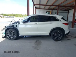 2021 Infiniti QX50 Luxe with VIN 3PCAJ5BA2MF112939, listed as a IAAI auction lot 42191494 with 25,076 mi miles and . Bid and sale history available at DreamBid. Image 14.