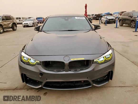 2018 BMW M3 z VIN WBS8M9C59J5J77887, wystawiony jako Copart lot #47548905 z przebiegiem 79 143 mil mil oraz Tytuł czysty. Historia ofert i sprzedaży dostępna na DreamBid. Obrazek 5.