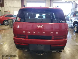 2024 Hyundai Santa Fe SEL with VIN 5NMP2DGL9RH040350, listed as a Copart auction lot 47290055 with 0 mi miles and Salvage Title. Bid and sale history available at carsss.com. Image 6.