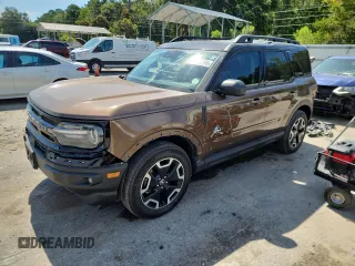 2022 Ford Bronco Sport Outer Banks с VIN 3FMCR9C64NRD13319, выставлен на аукционе Copart как лот 62256295 с пробегом 28 880 миль миль и Списание • Salvage title. История ставок и продаж доступна на DreamBid. Изображение 1.