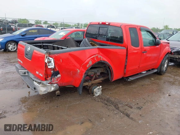 2005 Nissan Frontier LE with VIN 1N6AD06W55C433921, listed as a IAAI auction lot 42263626 with 107,404 mi miles and . Bid and sale history available at DreamBid. Image 4.