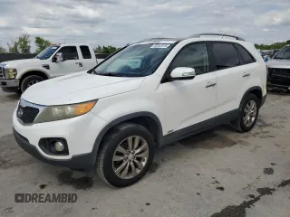 2011 Kia Sorento EX with VIN 5XYKUDA29BG036660, listed as a Copart auction lot 52547975 with 210,477 mi miles and Salvage Title. Bid and sale history available at carsss.com. Image 1.