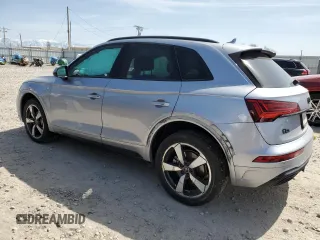 2023 Audi Q5 S line Premium Plus with VIN WA1EAAFY6P2097705, listed as a Copart auction lot 52345055 with 22,894 mi miles and Salvage title. Bid and sale history available at DreamBid. Image 2.