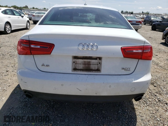 2014 Audi A6 Premium Plus with VIN WAUFGAFC3EN116300, listed as a Copart auction lot 56911945 with 142,399 mi miles and Salvage title. Bid and sale history available at DreamBid. Image 6.