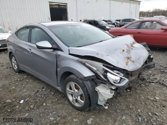 2015 Hyundai Elantra SE with VIN 5NPDH4AE6FH581320, listed as a Copart auction lot 52889955 with 94,865 mi miles and Salvage Title. Bid and sale history available at carsss.com. Image 4.