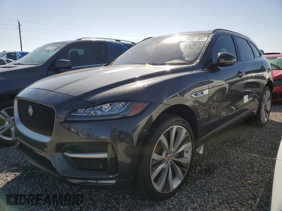 2019 Jaguar F-Pace 25t R-Sport with VIN SADCL2FX4KA609565, listed as a Copart auction lot 74627184 with Not Provided miles and Non Repairable. Bid and sale history available at DreamBid. Image 1.