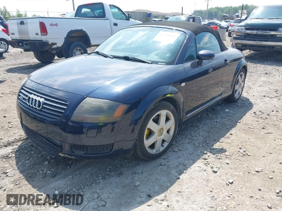 2002 Audi TT with VIN TRUUT28N721004019, listed as a IAAI auction lot 42729533 with 19,633 mi miles and . Bid and sale history available at DreamBid. Image 2.