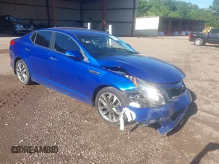 2015 Kia Optima SX Turbo with VIN 5XXGR4A68FG447228, listed as a IAAI auction lot 42308294 with 191,802 mi miles and . Bid and sale history available at DreamBid. Image 1.