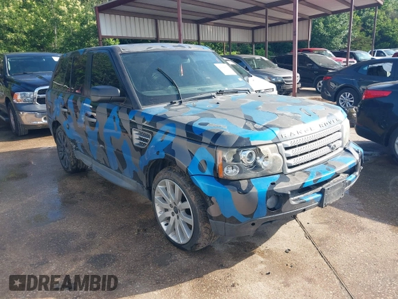 2008 Land Rover Range Rover Sport SC with VIN SALSH23428A174923, listed as a IAAI auction lot 42394071 with 158,947 mi miles and . Bid and sale history available at DreamBid. Image 1.