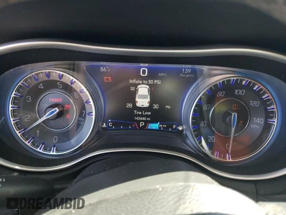 2016 Chrysler 300 Anniversary Edition with VIN 2C3CCAAG9GH243970, listed as a Copart auction lot 47400415 with 143,446 mi miles and Salvage Title. Bid and sale history available at DreamBid. Image 9.