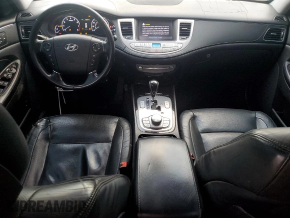 2012 Hyundai Genesis 5.0L with VIN KMHGC4DH3CU185361, listed as a Copart auction lot 85022214 with 198,807 mi miles and Salvage Title. Bid and sale history available at carsss.com. Image 8.