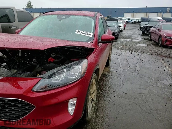 2022 Ford Escape Titanium with VIN 1FMCU9J94NUA90574, listed as a Copart auction lot 56940865 with 23,795 mi miles and Non repairable. Bid and sale history available at DreamBid. Image 13.
