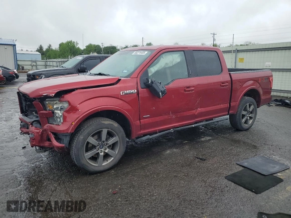2016 Ford F-150 XLT with VIN 1FTEW1EP4GKE42424, listed as a Copart auction lot 56374405 with 167,275 mi miles and Salvage title. Bid and sale history available at DreamBid. Image 1.