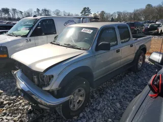 2001 Toyota Tacoma PreRunner with VIN 5TEGN92N91Z816803, listed as a Copart auction lot 46668785 with 214,023 mi miles and Salvage Title. Bid and sale history available at DreamBid. Image 1.
