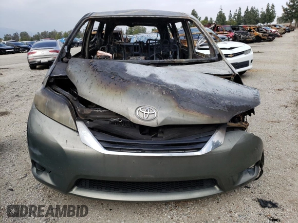 2011 Toyota Sienna LE AAS with VIN 5TDKK3DC1BS145248, listed as a Copart auction lot 50644035 with Not Provided miles and Non Repairable. Bid and sale history available at DreamBid. Image 5.