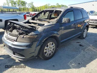2014 Dodge Journey SE with VIN 3C4PDCAB2ET227916, listed as a Copart auction lot 52492955 with Not provided miles and Salvage title. Bid and sale history available at DreamBid. Image 1.