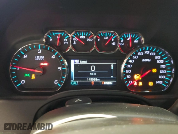 2016 Chevrolet Suburban LT with VIN 1GNSKHKC3GR117500, listed as a Copart auction lot 71548544 with 145,028 mi miles and Salvage Title. Bid and sale history available at DreamBid. Image 9.