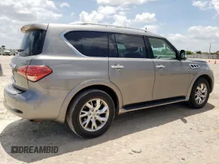 2014 Infiniti QX80 with VIN JN8AZ2NC4E9352482, listed as a Copart auction lot 63224725 with 161,655 mi miles and Clean title. Bid and sale history available at DreamBid. Image 3.