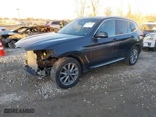 2019 BMW X3 xDrive30i with VIN 5UXTR9C51KLE12011, listed as a IAAI auction lot 41453898 with 53,712 mi miles. Bid and sale history available at carsss.com. Image 20.