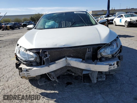 2018 Honda Civic EX with VIN 2HGFC2F77JH507767, listed as a Copart auction lot 50453785 with 153,104 mi miles and Salvage Title. Bid and sale history available at DreamBid. Image 5.