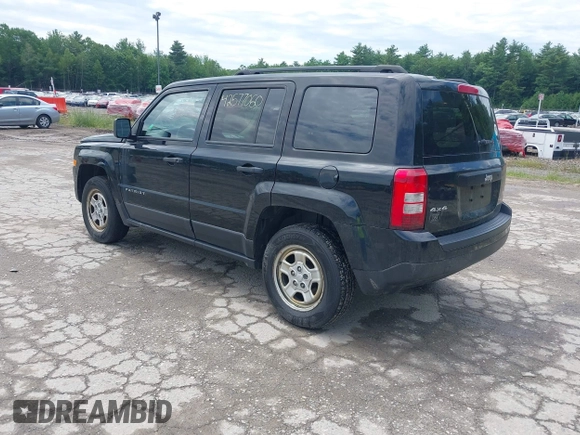 2017 Jeep Patriot Sport with VIN 1C4NJRBB7HD128164, listed as a IAAI auction lot 42577060 with 153,125 mi miles and . Bid and sale history available at DreamBid. Image 3.