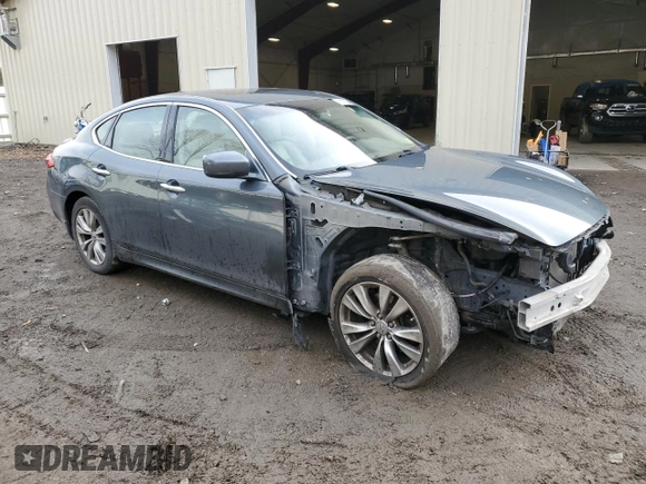 2012 Infiniti M37 with VIN JN1BY1AR8CM390513, listed as a Copart auction lot 78082344 with 130,540 mi miles and Non Repairable. Bid and sale history available at carsss.com. Image 4.