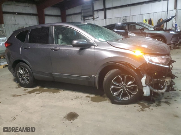 2021 Honda CR-V EX with VIN 5J6RW1H58ML001570, listed as a Copart auction lot 84490994 with 0 mi miles and Salvage Title. Bid and sale history available at carsss.com. Image 4.