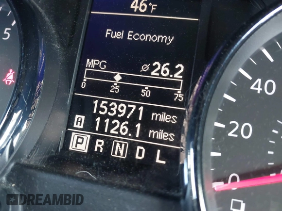 2013 Nissan Rogue S with VIN JN8AS5MT0DW016531, listed as a IAAI auction lot 41689924 with 153,971 mi miles. Bid and sale history available at carsss.com. Image 15.