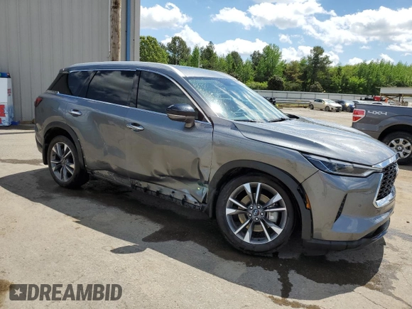 2024 Infiniti QX60 Luxe z VIN 5N1DL1FR9RC351355, wystawiony jako Copart lot #54048625 z przebiegiem 33 079 mil mil oraz Szkoda całkowita • Salvage title. Historia ofert i sprzedaży dostępna na DreamBid. Obrazek 4.