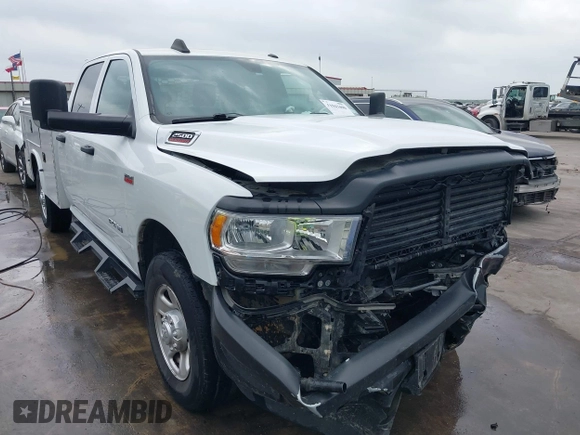 2022 Ram 2500 Tradesman z VIN 3C7WR4HJ1NG424247, wystawiony jako IAAI lot #41943490 z przebiegiem 56 423 mil mil oraz . Historia ofert i sprzedaży dostępna na DreamBid. Obrazek 1.