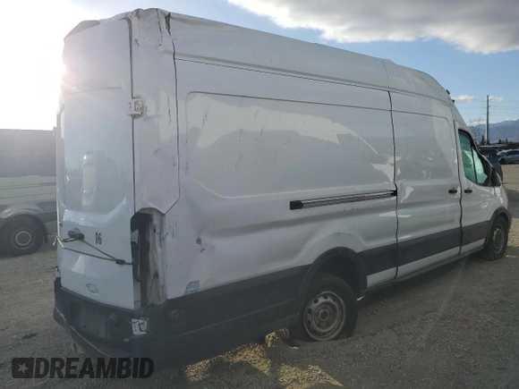 2020 Ford Transit Cargo with VIN 1FTBW3X80LKA53908, listed as a Copart auction lot 46186845 with Not Provided miles and Salvage Title. Bid and sale history available at DreamBid. Image 3.