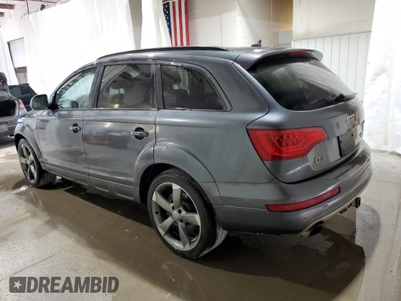 2014 Audi Q7 3.0T Premium with VIN WA1CGAFE0ED013195, listed as a Copart auction lot 61104194 with 117,065 mi miles and Salvage Title. Bid and sale history available at carsss.com. Image 2.