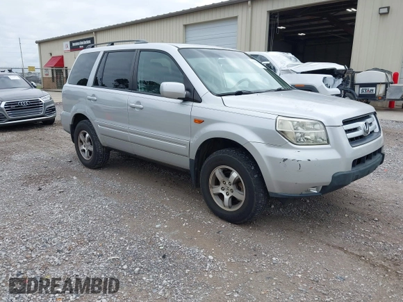 2008 Honda Pilot SE with VIN 5FNYF28338B022776, listed as a IAAI auction lot 42176122 with 180,049 mi miles and . Bid and sale history available at DreamBid. Image 1.