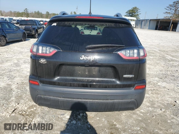 2021 Jeep Cherokee Altitude with VIN 1C4PJLLB9MD112353, listed as a Copart auction lot 48692805 with 93,074 mi miles and Salvage Title. Bid and sale history available at carsss.com. Image 6.