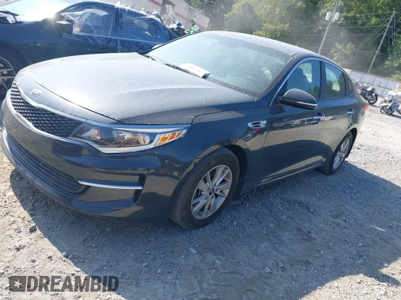 2016 Kia Optima LX with VIN 5XXGT4L33GG111427, listed as a IAAI auction lot 42801281 with 163,013 mi miles and . Bid and sale history available at DreamBid. Image 2.