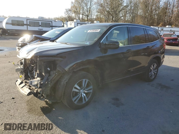 2017 Honda Pilot EX with VIN 5FNYF6H30HB051093, listed as a Copart auction lot 81283884 with 162,577 mi miles and Salvage Title. Bid and sale history available at DreamBid. Image 1.