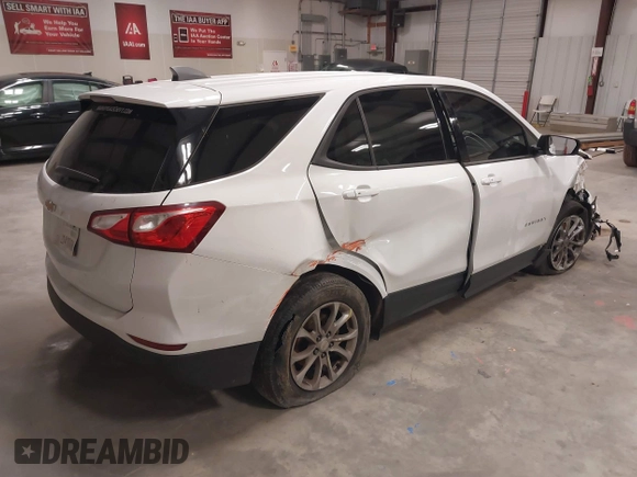 2019 Chevrolet Equinox LS with VIN 2GNAXHEV9K6196119, listed as a IAAI auction lot 41238157 with 83,412 mi miles and . Bid and sale history available at DreamBid. Image 4.