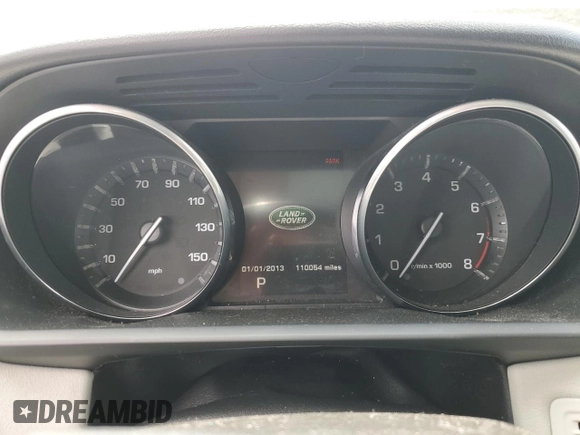 2015 Land Rover Range Rover Sport HSE with VIN SALWR2VF0FA613370, listed as a Copart auction lot 53988045 with 110,054 mi miles and Clean title. Bid and sale history available at DreamBid. Image 9.
