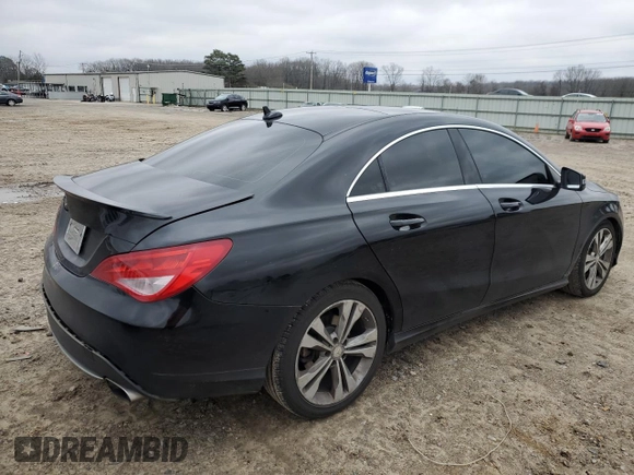 2016 Mercedes-Benz CLA with VIN WDDSJ4EB4GN288924, listed as a Copart auction lot 38746493 with 106,567 mi miles. Bid and sale history available at carsss.com. Image 3.