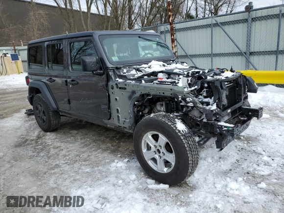 2018 Jeep Wrangler Unlimited Sport S z VIN 1C4HJXDG6JW302326, wystawiony jako Copart lot #44610725 z przebiegiem 74 081 mil mil oraz Szkoda całkowita • Salvage title. Historia ofert i sprzedaży dostępna na DreamBid. Obrazek 4.