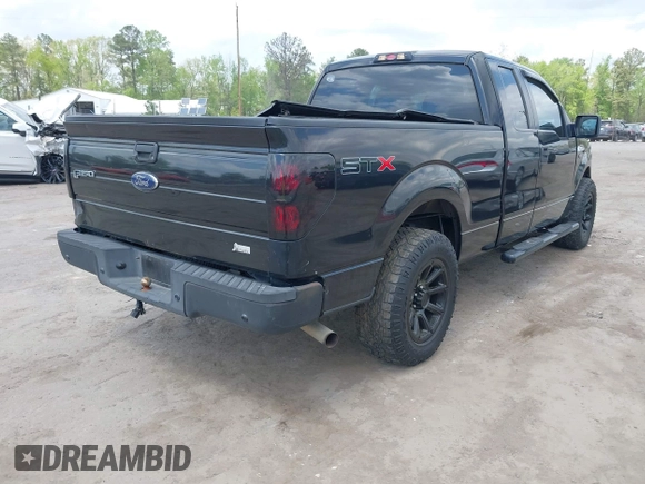 2012 Ford F-150 XL with VIN 1FTFX1CFXCFC00400, listed as a IAAI auction lot 42082368 with 214,148 mi miles. Bid and sale history available at carsss.com. Image 4.